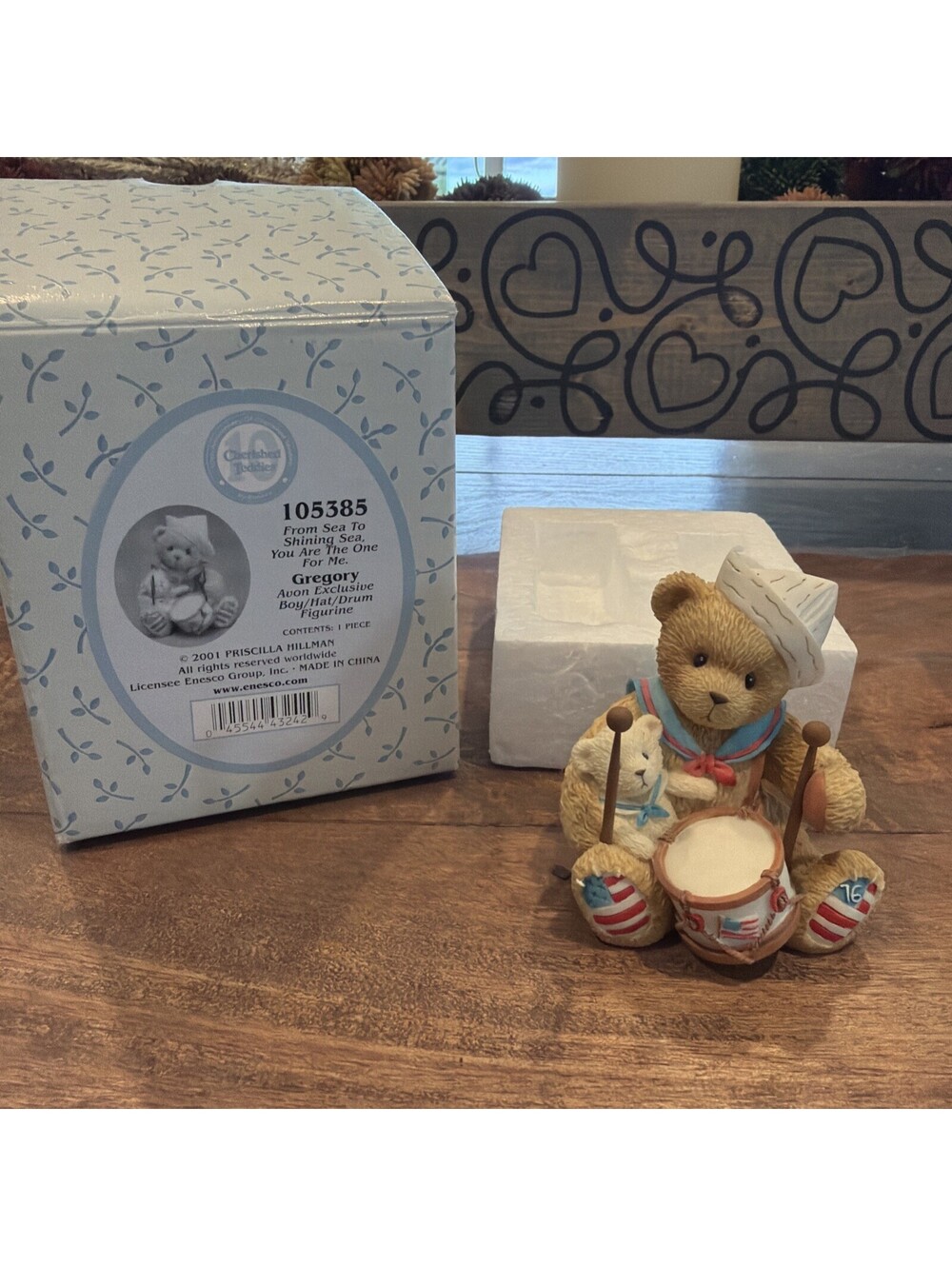 CHERISHED TEDDIES GREGORY FROM SEA TO SHINING SEA YOU ARE THE 1 FOR ME FIGURINE